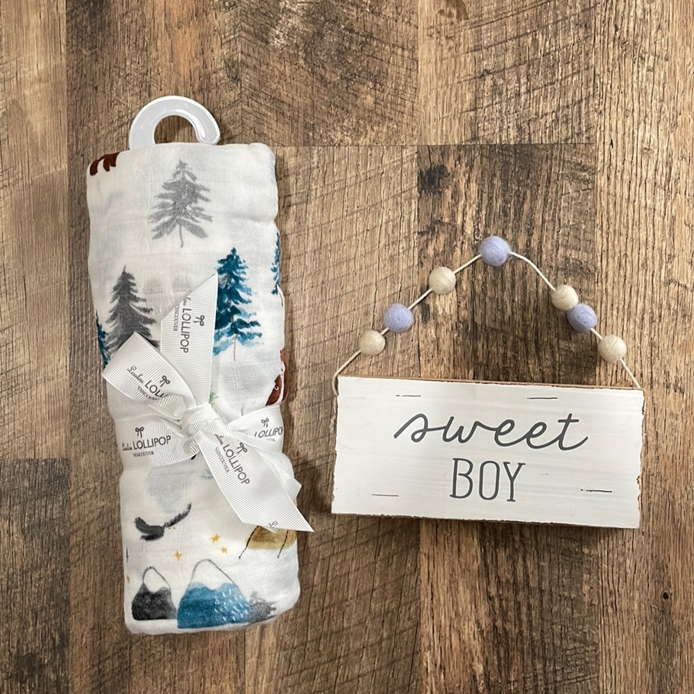 Baby Swaddle and Decor